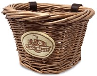Kinderfeets rieten fietsmand