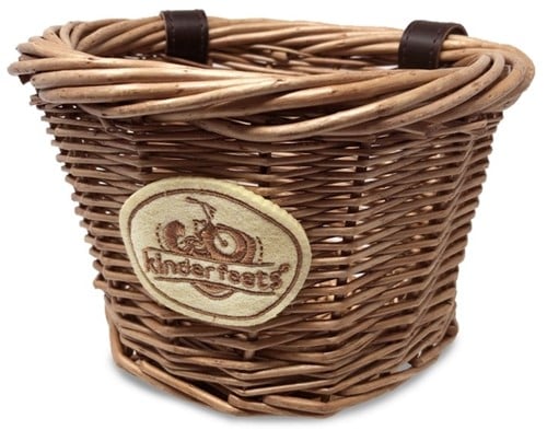 Kinderfeets rieten fietsmand