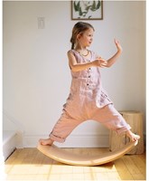 Kinderfeets houten balansbord / balance board kinderen - Naturel-3