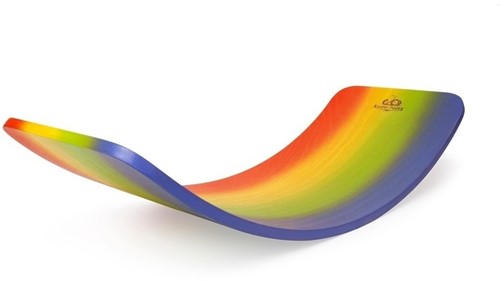 Kinderfeets houten balansbord / balance board kinderen - Rainbow-2