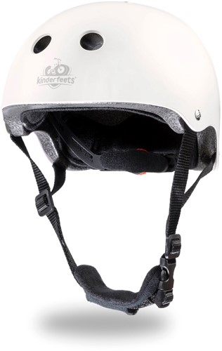 Kinderfeets kinderhelm voor op de fiets / fietshelm voor kinderen - mat wit