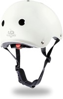 Kinderfeets kinderhelm voor op de fiets / fietshelm voor kinderen - mat wit-2