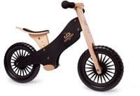 Kinderfeets houten loopfiets vanaf 2 jaar - Zwart