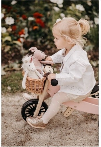 Kinderfeets 2-in-1 houten loopfiets & driewieler Tiny Tot Plus - Silver Sage-3