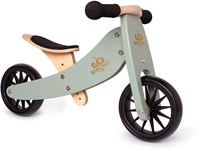 Kinderfeets 2-in-1 wooden balance bike & tricycle from 1 year Tiny Tot - Sage-2