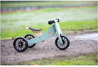 Kinderfeets Vélo d'équilibre et tricycle en bois 2-en-1 à partir de 1 an Tiny Tot - Sage-3