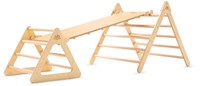 Kinderfeets Houten Pikler Driehoek / Triangle Klimrek / Klimdriehoek - Medium-2