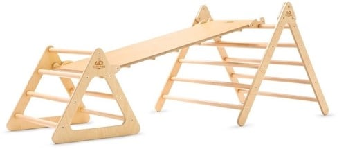 Kinderfeets Houten Pikler Driehoek / Triangle Klimrek / Klimdriehoek - Medium-2