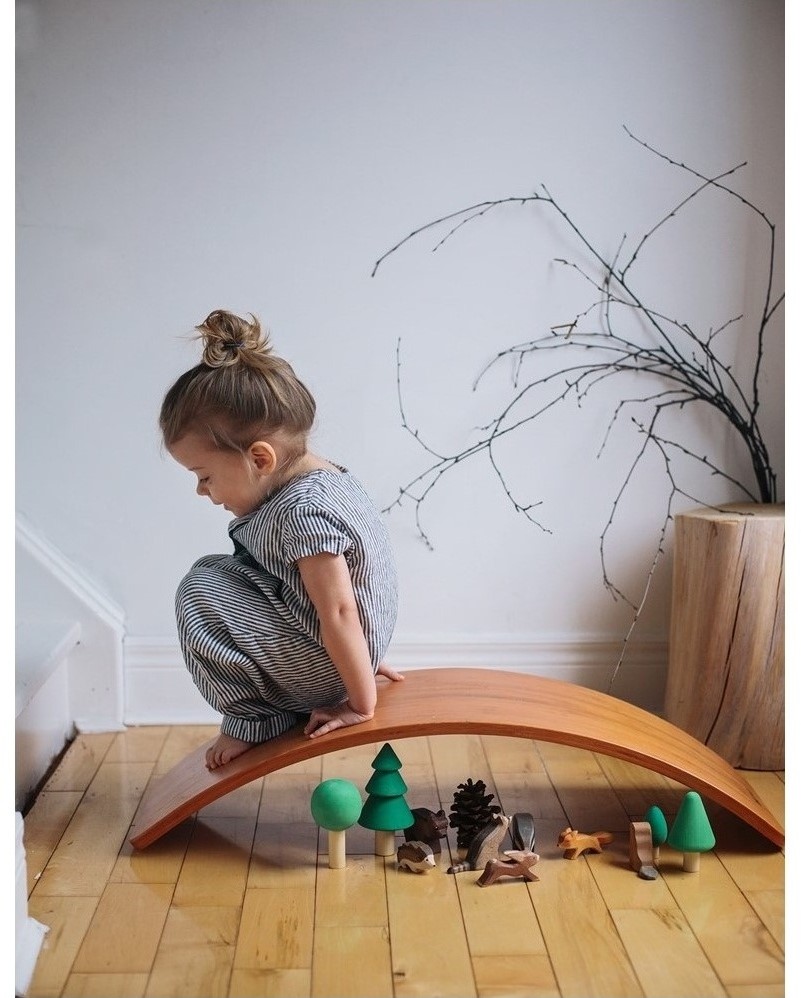 Kinderfeets houten balansbord / Balance Board - Bamboe koop je online