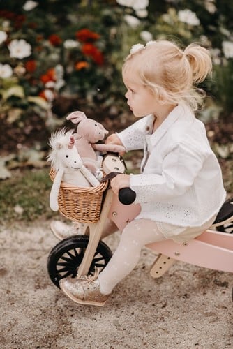 kinderfeets loopfiets tiny tot plus rose 4