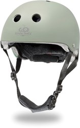 Kinderfeets kinderhelm voor op de fiets / fietshelm voor kinderen - mat Silver Sage Groen